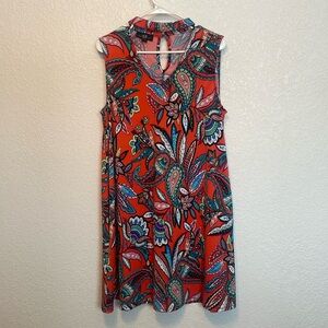 💐AGB Patterned Mini Dress (XL)